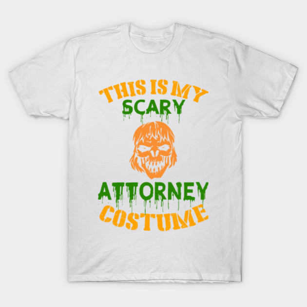 This Is My Scary Attorney Costume T-Shirt-TOZ